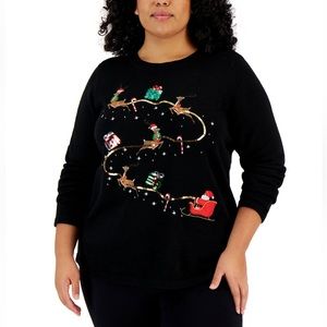 3x  Christmas sweatshirt